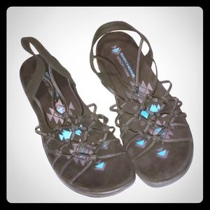 Sketchers memory foam sandals size 10